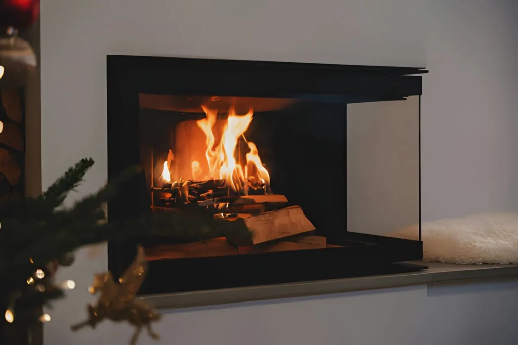 Certified technician performing Fireplace Repair inspection to identify heating and safety issues.