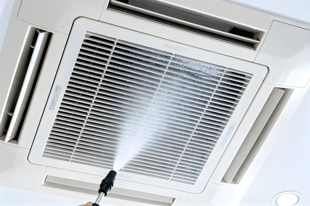 Freshly cleaned residential air ducts after Ductwork Cleaning Near Me service for improved airflow.