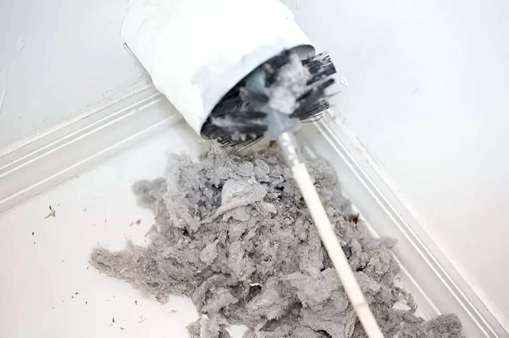 Expert Air Duct and Dryer Vent Cleaning in Arvada with thorough dryer vent lint removal for safer operation